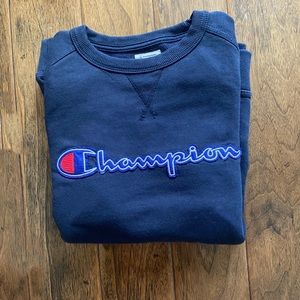 vintage Champion navy crewneck
